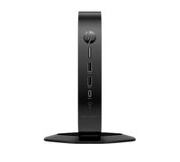 HP Pro t550 - Thin Client - USFF - 1 x Celeron J6412 / 2 GHz - RAM 8 GB - Flash 32 GB - eMMC - UHD Graphics - 1 GbE, Bluetooth 5.2 - WLAN: 802.11a/b/g/n/ac/ax, Bluetooth 5.2 - nero
