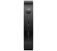 HP Pro t550 - Thin Client - USFF - 1 x Celeron J6412 / 2 GHz - RAM 8 GB - Flash 32 GB - eMMC - UHD Graphics - 1GbE, Bluetooth 5.2 - WiFi 6E - Tastiera: inglese internazionale