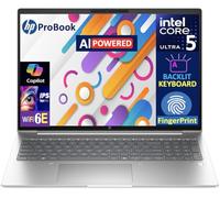 HP Probook 460 AI Powered Business Laptop 16" IPS FHD+ Display (Intel Ultra 5 125U (Beats i5-1335u), 16GB DDR5, SSD PCIe 512GB, Intel Graphics, Backlit KB, Fingerprint, WiFi 6E, Webcam, Win 11 Pro)