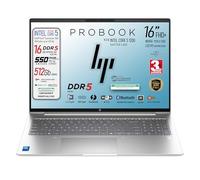 HP ProBook 450 G10 Notebook Portatile, Intel Core i5-1334U, Ram 16Gb, SSD PCI da 512Gb, Display IPS FHD 15.6", Wi-Fi6, 4USB di cui 2 Type-C, Lan, Thunderbolt, Fingerprint, Win 11 Pro, Pronto all'Uso