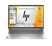 HP ProBook Notebook Portatile, Intel Core5 120U 10 Core 5.00 GHz, Ram DDR5 16Gb, SSD 512Gb, Display 16" IPS FHD+ WUXGA, USB Type-C, Lan, Fingerprint, CyberSaver ADV. 24M, Win11 Pro, Ready to use