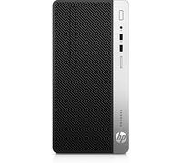 HP ProDesk 400 G5 3.6GHz i3-8100 Microtorre Nero, Argento PC