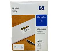 HP Q6558A Etichetta per Stampante Bianco Etichetta per Stampante autoadesiva