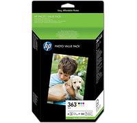HP Q7966EE Carta Speciali, Lucida, 90 G, A4, Inkjet, Confezione da 150+ Ink 363
