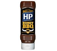 HP, Salsa Barbecue Honey, Salsa dal Sapore Affumicato con Note di Miele, Ottimo Sostituto del Ketchup, Ideale Per Insaporire Cibi Fritti, Piatti di Carne o Cotti alla Griglia, Bottiglia in PET 465 g