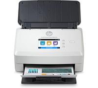HP ScanJet Enterprise Flow N7000 snw1 6FW10A, Doppia scansione a singolo passaggio, Formato A3, 75 ppm e 150 ipm, Display Touchscreen 10,9 cm, Piccolo e sottile, Bianco