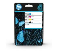 HP Confezione da 4 cartucce di inchiostro nero, ciano, magenta, giallo originali 953
