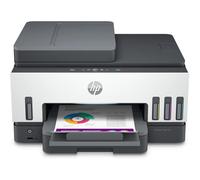 HP Smart Tank Stampante multifunzione 7605, Colore, per Home and home office, Stampa, copia, scansione, fax, ADF e wireless, da 35 fogli, scansione verso PDF, stampa fronte/retro [28C02A]