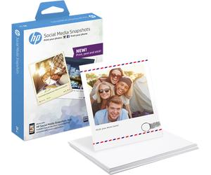 HP Social Media Snapshots Carta Bianco Originale W2G60A