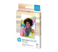 HP Sprocket Carta fotografica adesiva ZINK Premium 5.8x8.7 cm (20 fogli) Compatibile con le stampanti fotografiche HP Sprocket Select