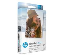 HP 1AH01A Sprocket 2x3" Premium Zink Sticky Back Photo Paper (20 Sheets) Compati