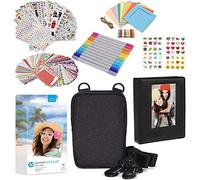HP Sprocket Carta fotografica Zink 3,5 x 4,25" - Kit: 50 pezzi di carta Zink, custodia, album fotografico, pennarelli, set di adesivi