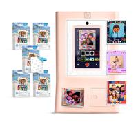 HP Sprocket Macchina per Cabina Fotografica Stampante Fotografica a Colori Istantanea (Rosa) Pacchetto Carta + Carta Fotografica Zink Adesiva 3,5 x 4,25” (500 Fogli)