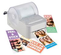 HP Sprocket Panorama Instant Portable Color Printer (White) 2" x .5" - 9" zinco Sticky Paper -Create Personalize Prints, Photobooth Strips, Etichette & Custom Designs in The App