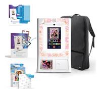HP Sprocket Stampante Fotografica Istantanea Bianca + Carta Zink (100 Fogli) + Custodia + Protezioni Schermo (x2) + Cornici Decorative (x15)