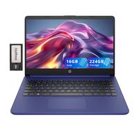 HP Stream 14 pollici Micro-Edge HD Touchscreen Laptop, Intel Celeron N4020, 16GB RAM, 224GB Storage (64GB eMMC & 160GB Docking Station Set), 1 anno Office 365, Webcam, Wi-Fi 5, Bluetooth, Windows 11