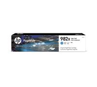HP T0B27A 982X High Yield Original PageWide Cartridge, Cyan, Single Pack Cyan Hi