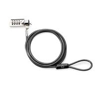 HP T0Y15AA - Lucchetto a Combinazione con Cavo di Sicurezza, Colore: Nero