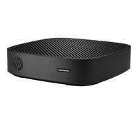 HP T430 - Thin Client - DTS - 1 x Celeron N4020 / 1.1 GHz - RAM 4 GB - Flash - eMMC 32 GB - UHD Graphics 600-1GbE - WLAN: 802.11a/b/g/n/ac, Bluetooth 5.0 ThinPro - Nero