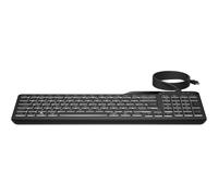 HP Tastiera Cablata 400 Retroilluminata Full-size Nero USB