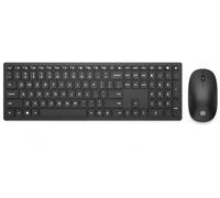 HP Tastiera e mouse wireless 710, design sottile con tasti silenziosi, connessione Lag-Free a 2,4 GHz, compatibile con Multi-OS (Windows, Mac, Chrome), nero