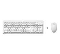 HP Tastiera e Mouse Wireless Combo 230 Bianco 1600 DPI Full-size