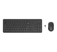 HP Tastiera e Mouse Wireless Combo 330 Nero Ambidestro con Batteria