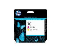 Hp testina di stampa magenta e giallo designjet 70