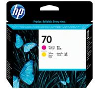 Hp testina di stampa magenta e giallo designjet 70