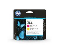 HP 744 Magenta e Giallo, Testina di Stampa Originale | Compatibile con HP DesignJet Z2600 e Z5600 (F9J87A)