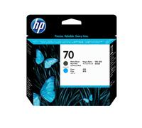 HP Testina di stampa nero opaco e ciano DesignJet 70