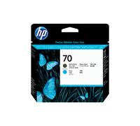 Hp testina di stampa nero opaco e ciano, 70