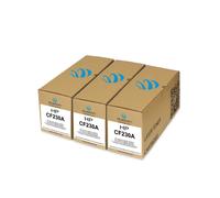 HP toner 3x CF230A 30A compatibile LaserJet Pro M203 M227 Duston Nero