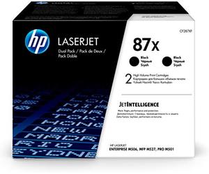 HP - Toner 87X CF287XD nero, 2 x 18.000 pagine (2 pz), 1 confezione da 2 pezzi