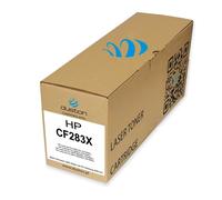 HP toner CF283X 83X compatibile Laserjet Pro M201 M225 MFP Duston Nero