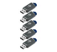 HP Unità flash USB 3.0 da 64 GB x 900 W, confezione da 5 | Tipo-A, negozio e condivisione di tutti i giorni e avanzato, archiviazione portatile affidabile, durevole