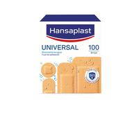 Hansaplast Cerotti UNIVERSAL, Cerotti impermeabili con elevato potere adesivo, Cerotti traspiranti per tutti i tipi di ferite, 1 confezione da 100 Pezzi in 4 formati
