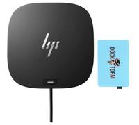 HP USB-C Essential Dock G5 (1 USB-C; 2 USB-A; 1 jack audio; 2 DisplayPort 1.4; 1 HDMI 2.0; 1 RJ-45)