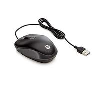 HP G1K28AA - Mouse, cavo, USB, nero