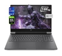 HP Victus 16 Gaming Laptop Intel Core i7-14700HX, 64 GB DDR5 RAM, 1 TB PCIe SSD, 16.1" FHD IPS Display 144 Hz, Nvidia GeForce RTX 4070, Tastiera QWERTZ RGB, FreeDos, Nero