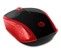 HP Wireless Mouse 200 Empress Rosso Ambidestro Ottico Wireless 1000DPI Nero/R...