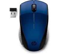 HP Mouse wireless 220 – Sensore ottico 1300 DPI, 3 pulsanti, ricevitore nano incluso – Blu