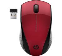 HP 220 Mouse Wireless, Tecnologia LED Blu, Sensore Ottico da 1300 DPI, 3 Pulsanti e Rotella di Scorrimento Integrata, Impugnature Pratiche e Funzionali, Ricevitore Nano Incluso, Design Moderno, Rosso