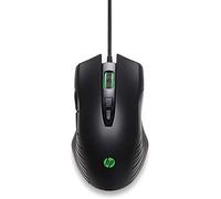 HP X220 Mouse, retroilluminato, DPI modificabili, sensore ottico per gaming PixArt, Nero