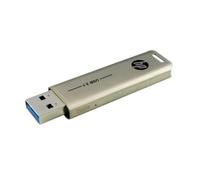 HP x796w USB 3.1 Flash Drive 256GB, design push and pull, finitura metallica