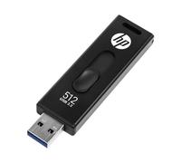 HP x911w 512 GB USB SSD 3.2, Velocità di Lettura 410 MB/s, Velocità di Scrittura 300 MB/s, Disegno Push and Pull