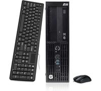 HP Z230 Tower Workstation PC desktop, Core E3-1230V3, 8 GB RAM, 256 GB SSD, US QWERTY Tastiera, Win11 Pro (rinnovato)
