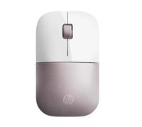 HP Z3700 Mouse Wireless, Sensore Preciso, Tecnologia LED Blue, 1200 DPI, 3 Pulsanti, Rotella Scorrimento, Ricevitore USB Wireless 2.4 GHz Incluso, Design Pratico e Confortevole, Bianco/Rosa