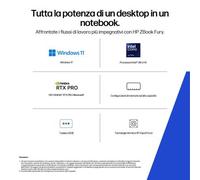 HP ZBook Fury G1i 18 inch Mobile Workstation PC Wolf Pro Security Edition - Data Science Intel Core Ultra 5 255HX Workstation