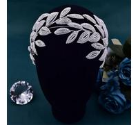 Hp484-S - Fascia da sposa con strass, accessorio per capelli da donna, per damigella d'onore